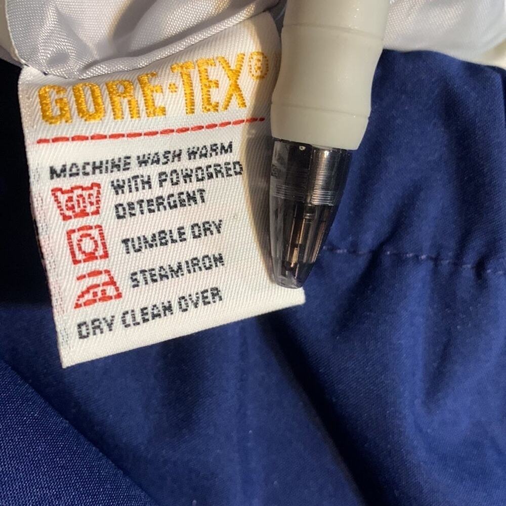 Forrester’s Outerwear Men’s Gore-Tex Blue Pants Rain Golf Windbreaker Vintage L - Picture 11 of 11